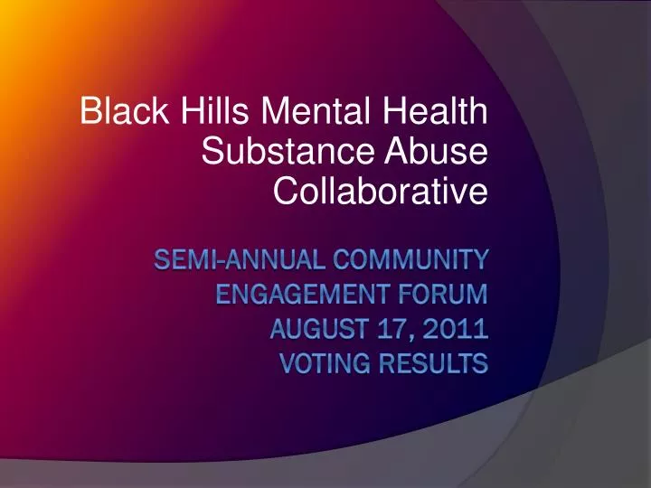 black hills mental health substance abuse collaborative