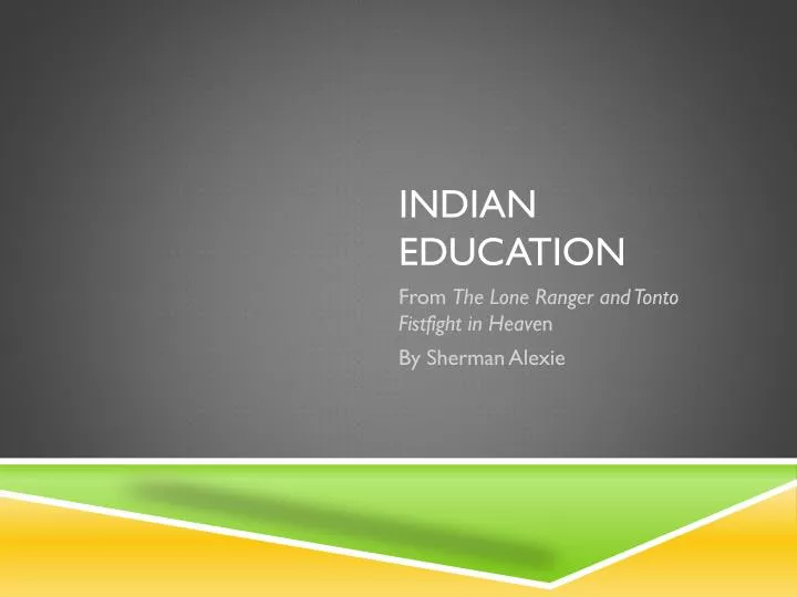 indian education