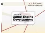 Understanding Rendering in Game Development: Techniques and Features Explained - slide 1