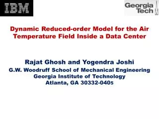 Dynamic Reduced-order Model for the Air Temperature Field Inside a Data Center