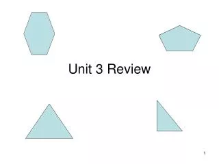 Unit 3 Review