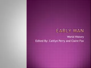 early man
