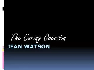 Jean watson
