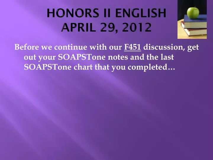 honors ii english april 29 2012