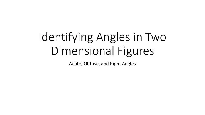 identifying angles in two dimensional figures