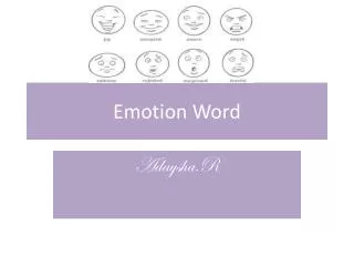 Emotion Word