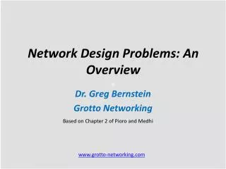 Network Design Problems: A n Overview
