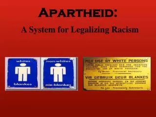 Apartheid: