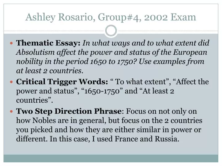 ashley rosario group 4 2002 exam