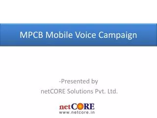 -Presented by netCORE Solutions Pvt. Ltd.