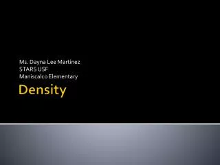 Density