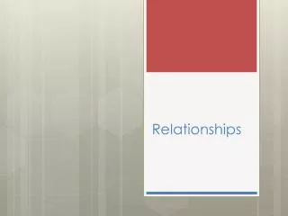 relationships