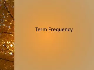 Term Frequency