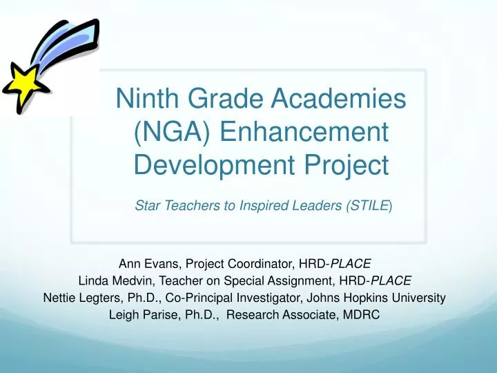 ninth grade academies nga enhancement development project