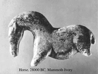 Horse, 28000 BC, Mammoth Ivory