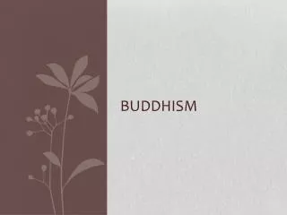 buddhism