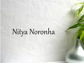 Nitya Noronha