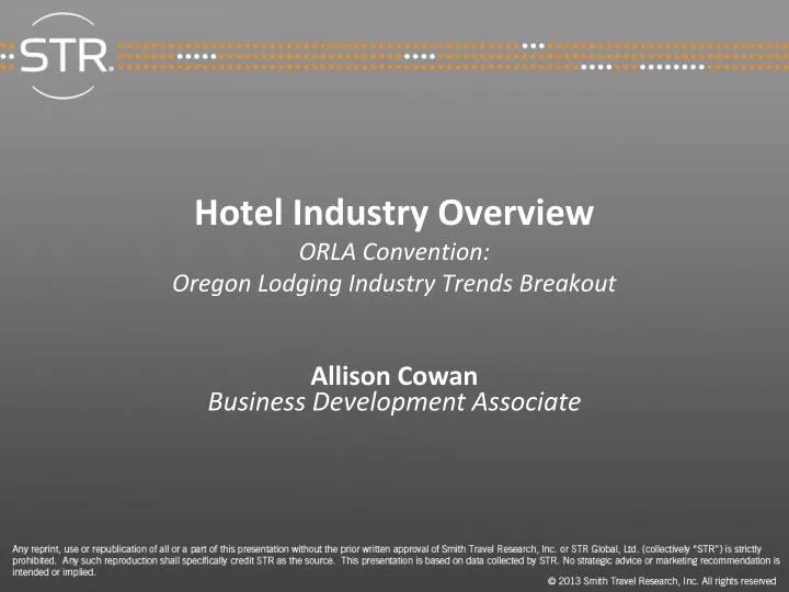 hotel industry overview orla convention oregon lodging industry trends breakout