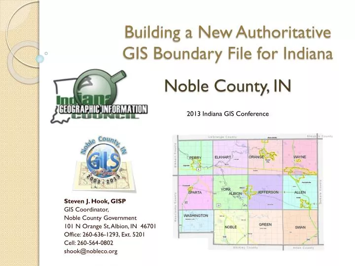 building a new authoritative gis boundary file for indiana