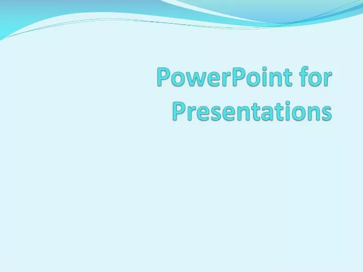 powerpoint for presentations
