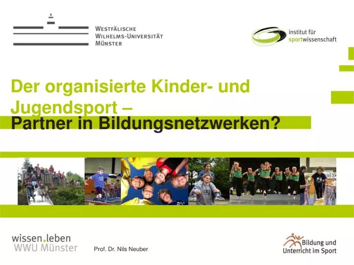 der organisierte kinder und jugendsport