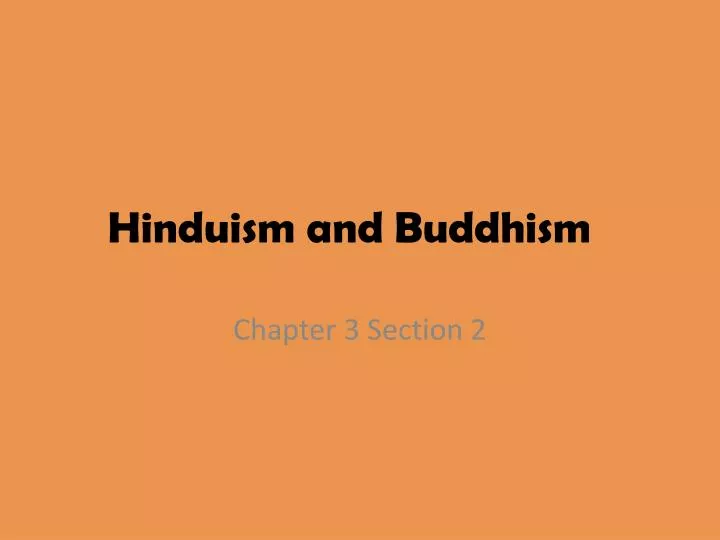 hinduism and buddhism