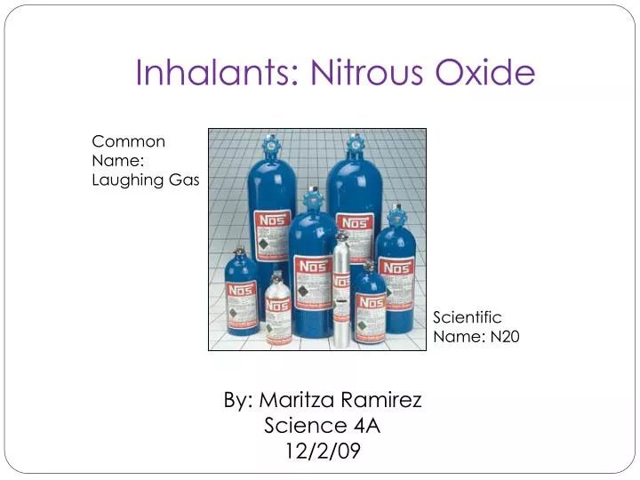 inhalants nitrous oxide