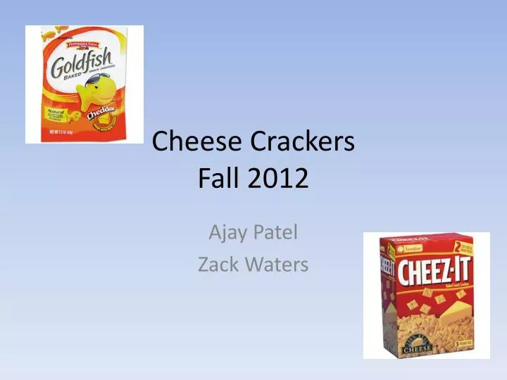 cheese crackers fall 2012