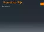 Romeinse Rijk - slide 1