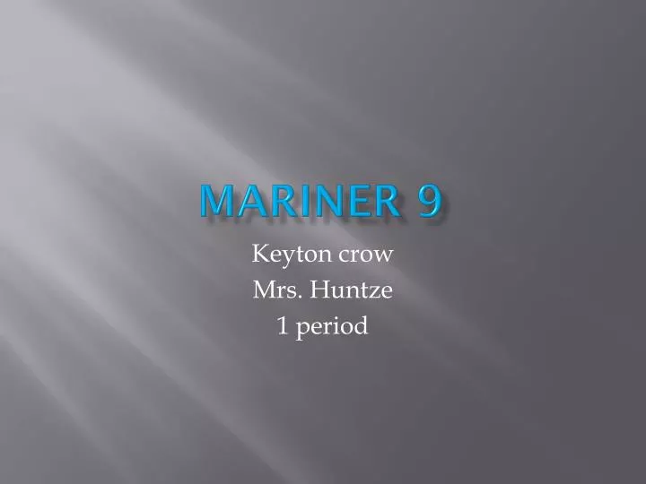 mariner 9