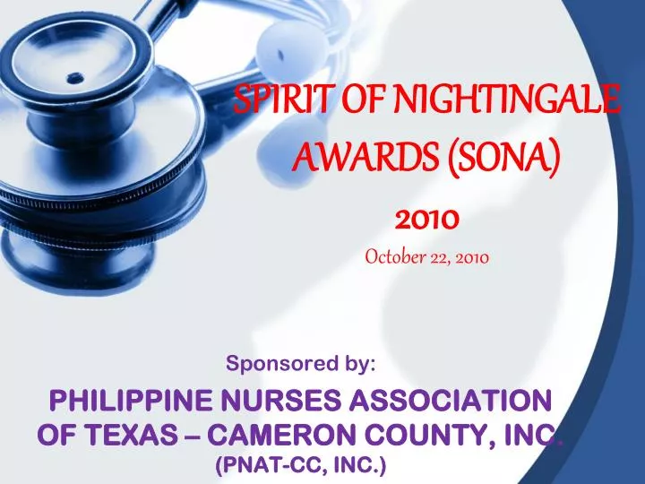 spirit of nightingale awards sona 2010 october 22 2010