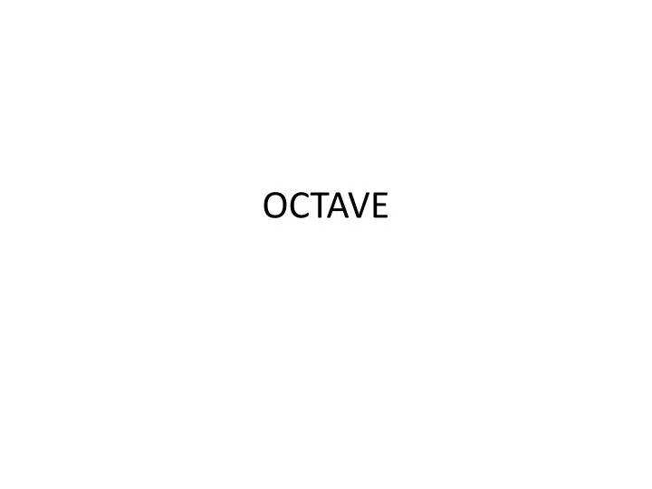 octave