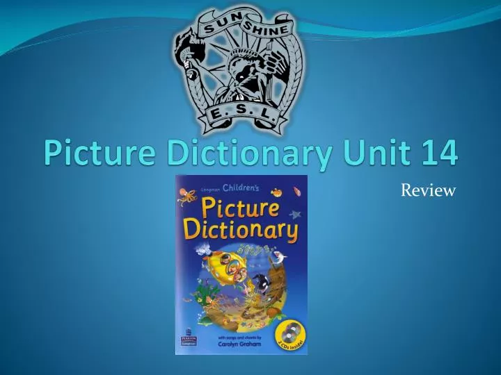 picture dictionary unit 14