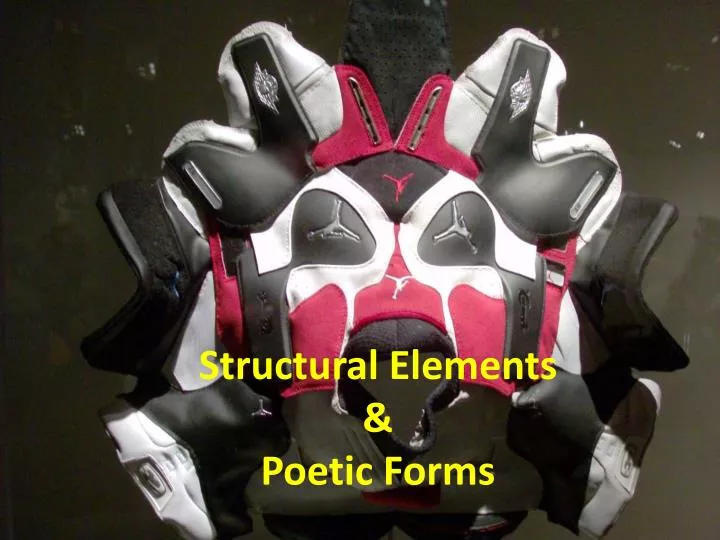 structural elements poetic forms