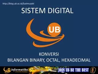 konversi bilangan binary octal hexadecimal