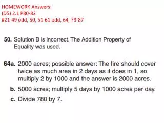 homework answers d5 2 1 p80 82 21 49 odd 50 51 61 odd 64 79 87