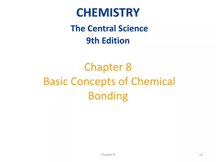chapter 8 basic concepts of chemical bonding