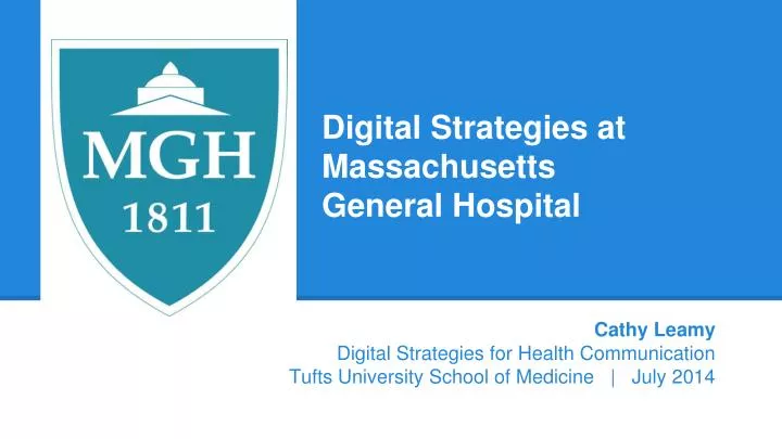 digital strategies at massachusetts general hospital