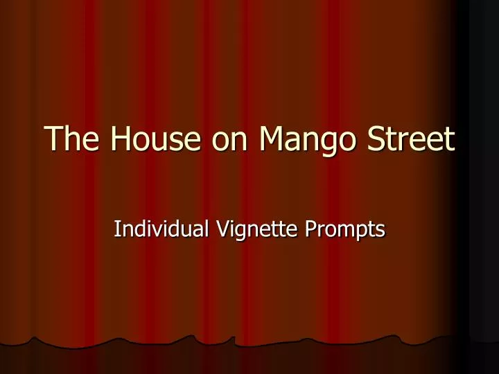 the house on mango street