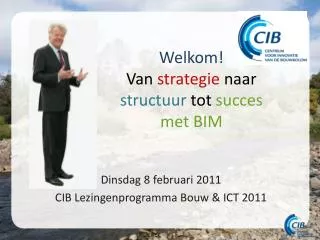 welkom van strategie naar structuur tot succes met bim