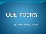 ODE POETRY - slide 1