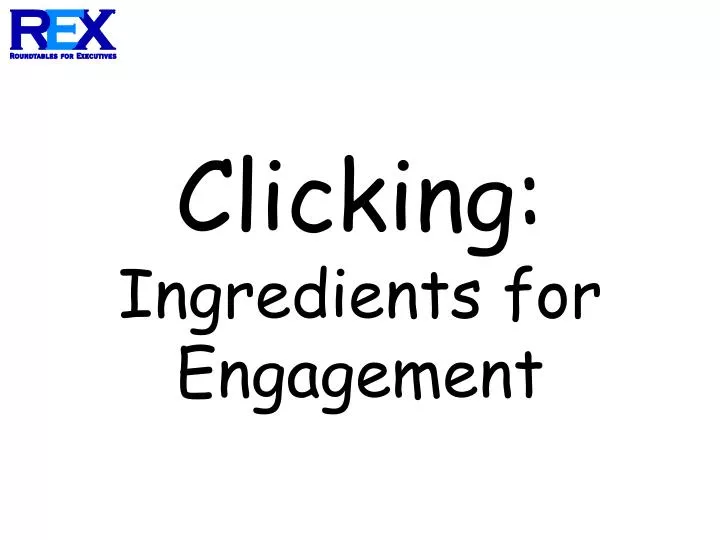 clicking ingredients for engagement