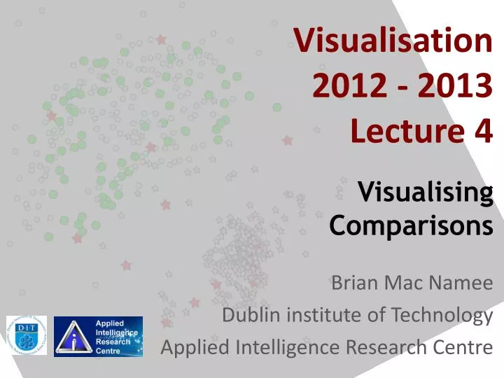 visualisation 2012 2013 lecture 4