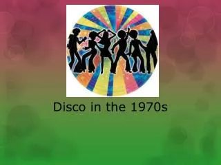Disco in the 1970s