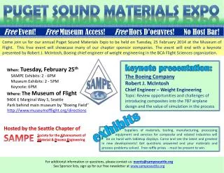 Puget Sound Materials Expo