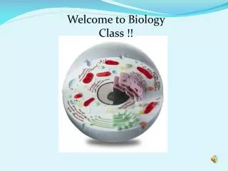 Welcome to Biology Class !!