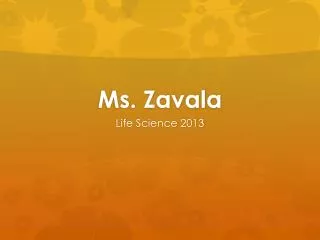 Ms. Zavala