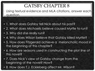 Gatsby Chapter 8