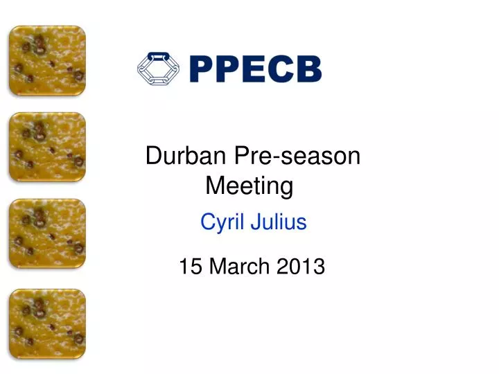 durban pre season meeting cyril julius