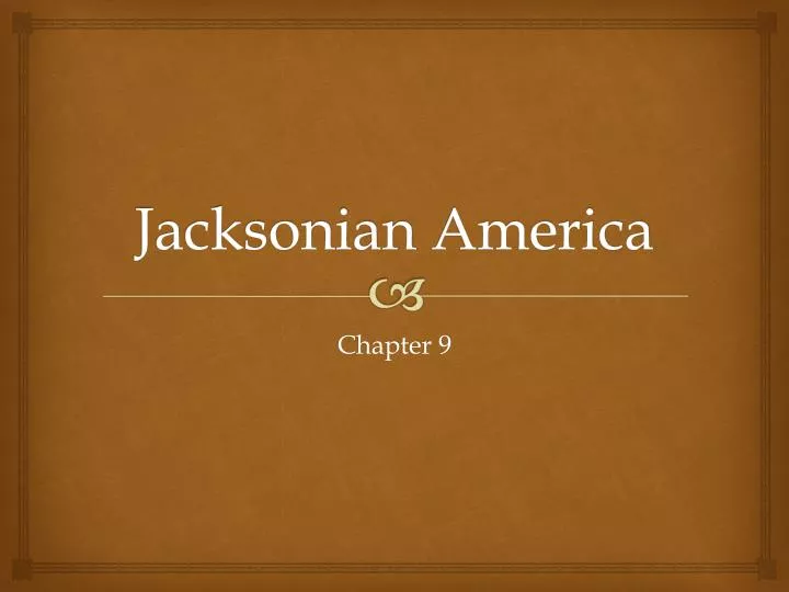 jacksonian america